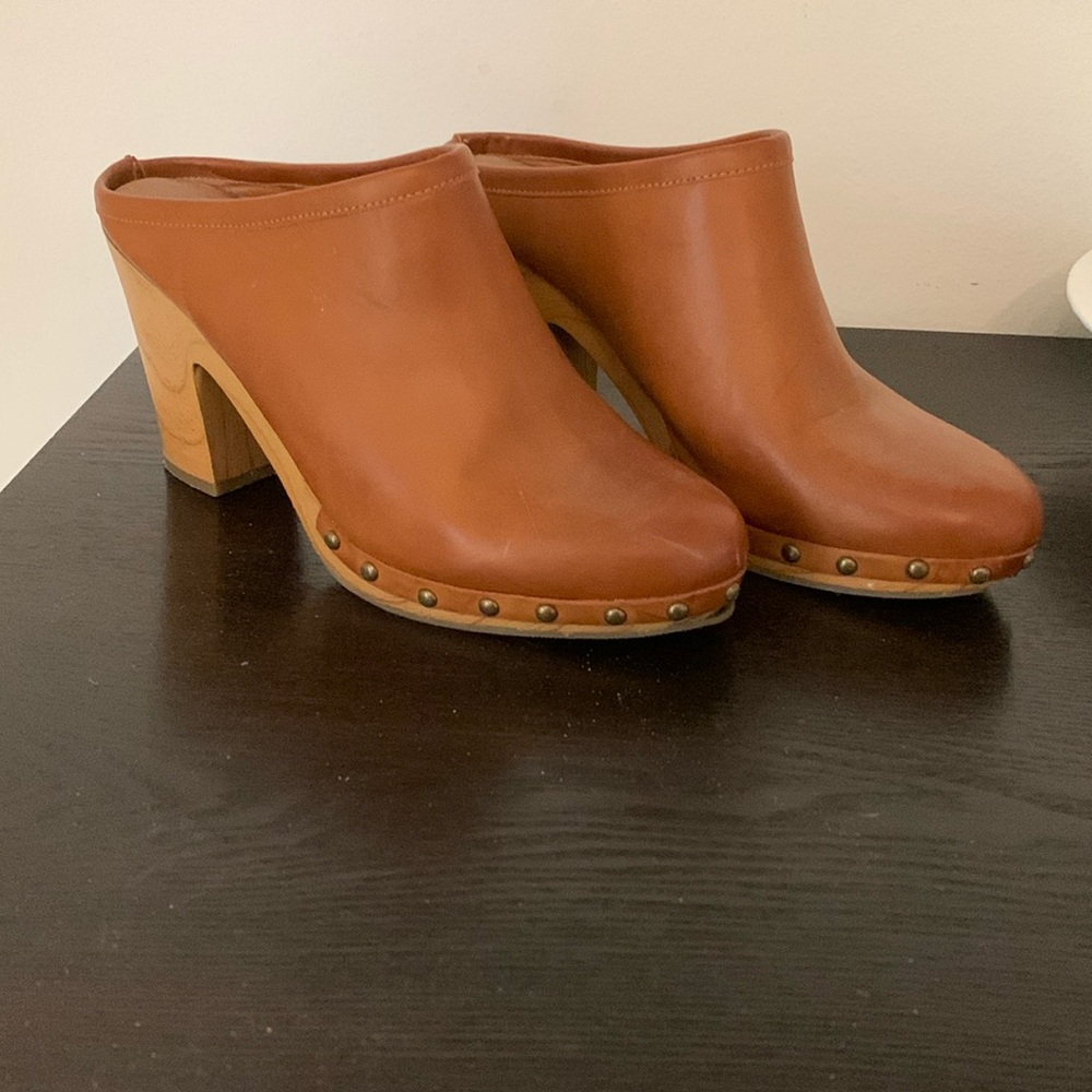 Revel studded slip on clogs